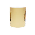 Imagine Poetry Signature Crest Logo Gold Metallic Mug