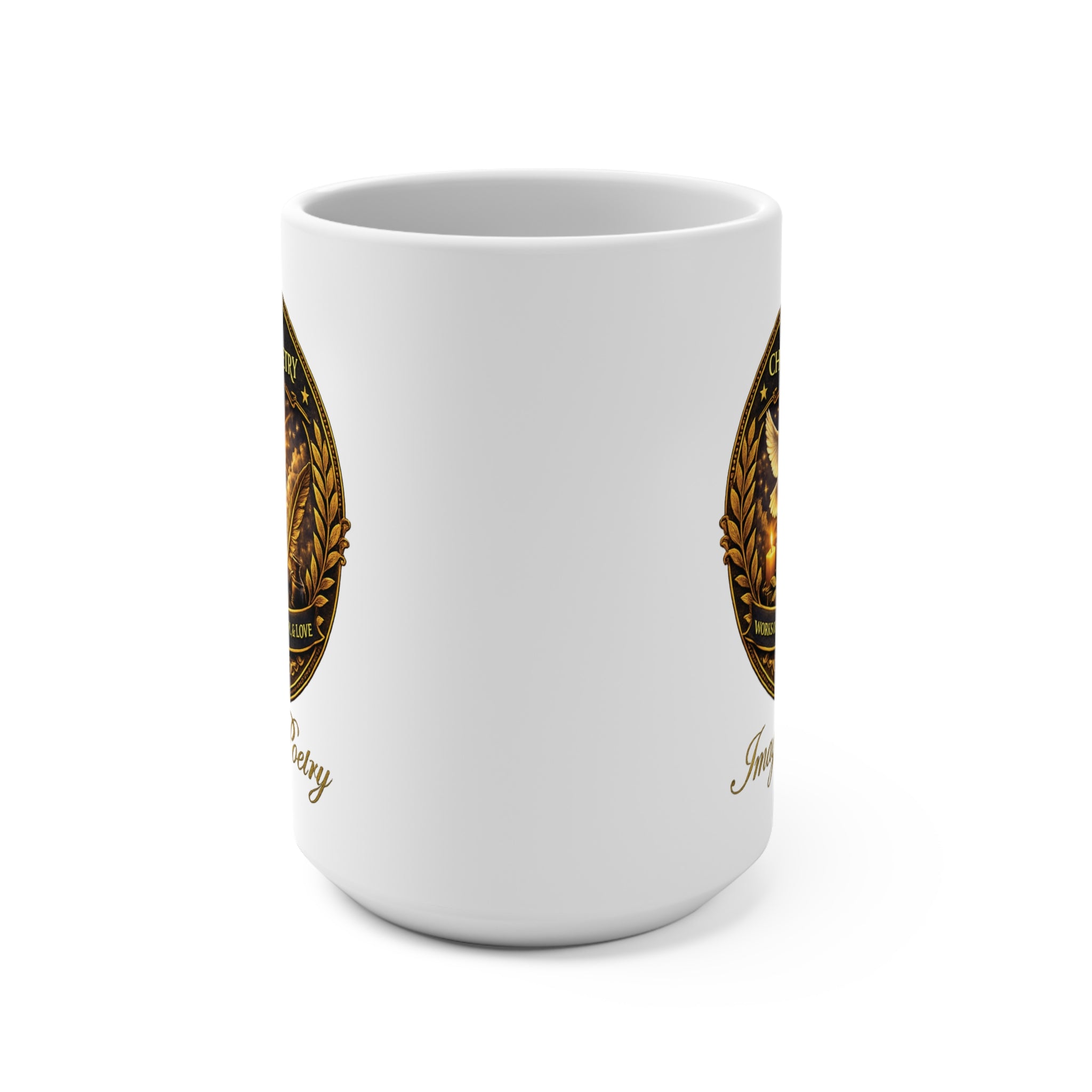 Imagine Poetry Christian Faith White Mug 15oz