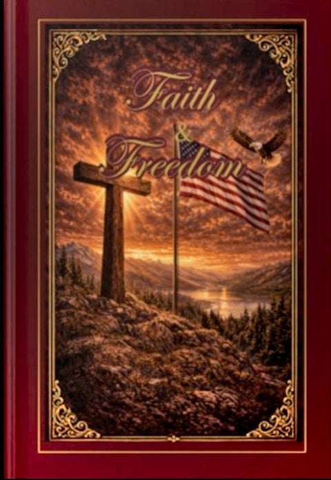 Faith & Freedom Sunset Journal Hard Cover