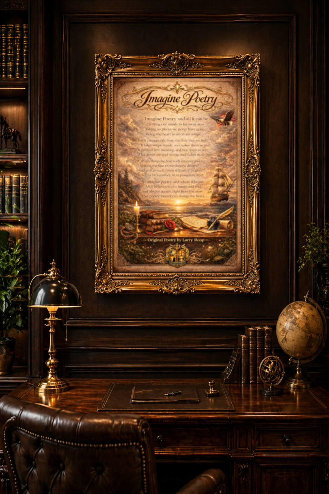 The original Imagine Poetry poster