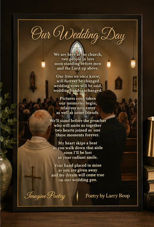 Our Wedding Day Poster